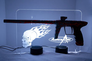 Lighted Adrenaline Display Stand - Clear with Dual Multi-Color LED Arrays - Adrenaline